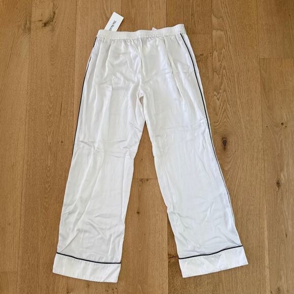 Olivia Von Halle Pyjama Bottoms Coco Size 2 Ivory Black - Picture 7 of 8